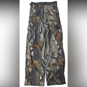 VTG 90s Liberty Tree Real Camo Pants Adjustable Baggy Hunt